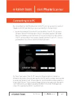 Предварительный просмотр 10 страницы Kaiser Baas mini PhotoScanner User Manual