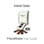 Kaiser Baas PhotoMaker User Manual предпросмотр