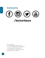 Предварительный просмотр 4 страницы Kaiser Baas R10+ User Manual