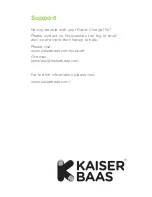 Предварительный просмотр 8 страницы Kaiser Baas Rapid Charge 15K Quick Start Manual