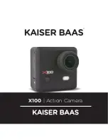 Preview for 1 page of Kaiser Baas X100 User Manual