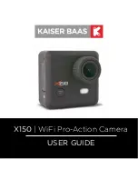 Предварительный просмотр 1 страницы Kaiser Baas X150 User Manual