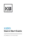 Kaiser Baas X230 Quick Start Manual preview