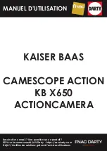 Kaiser Baas X650 Quick Start Manual preview