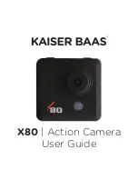 Kaiser Baas X80 User Manual preview