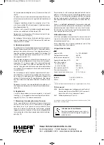 Preview for 12 page of Kaiser Fototechnik 5279 Operating Instructions Manual