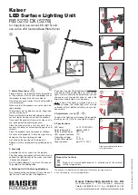 Preview for 2 page of Kaiser Fototechnik RB 5270 DX Quick Start Manual