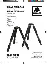 Preview for 1 page of Kaiser Fototechnik Tiltall TCH-364 Operating Instructions Manual