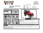 Kaiser Willys Tigertop 51405 Installation Instructions Manual preview