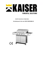 Kaiser PROFI E20B50B24-SB Care And Use Instructions Manual preview