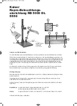 Preview for 1 page of Kaiser RB 5000 DL Instruction Manual