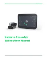 Предварительный просмотр 1 страницы Kaiterra Sensedge BACnet User Manual