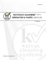 Preview for 1 page of Kaivac 1250 Operator'S & Parts Manual