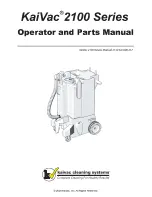 Предварительный просмотр 1 страницы Kaivac 2100 Series Operator And Parts Manual