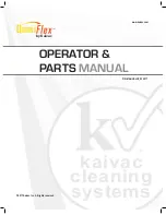 Kaivac OmniFlex TROLLEY BUCKET Operator'S & Parts Manual предпросмотр