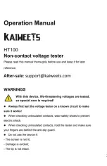 Kaiweets HT106B User Manual preview