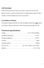 Preview for 7 page of Kaiweets HT106B User Manual