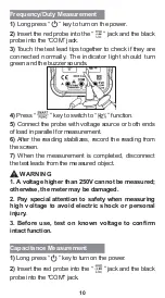 Предварительный просмотр 12 страницы Kaiweets HT112B Manual