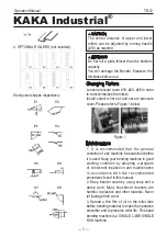 Предварительный просмотр 3 страницы KAKA Industrial TB-12 Operation Manual