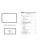 Preview for 1 page of KAL-FIRE TWIN 38x15 Installation And Operating Instructions Manual