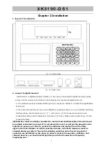 Предварительный просмотр 4 страницы kala XK3190-DS1 Operation Manual