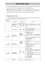 Предварительный просмотр 13 страницы kala XK3190-DS1 Operation Manual