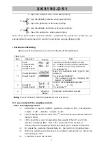 Предварительный просмотр 16 страницы kala XK3190-DS1 Operation Manual