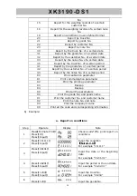 Предварительный просмотр 22 страницы kala XK3190-DS1 Operation Manual