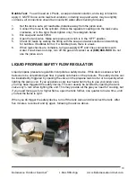 Preview for 10 page of Kalamazoo Outdoor Gourmet Artisan Operation Manual & Safety Instructions