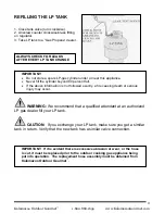 Preview for 11 page of Kalamazoo Outdoor Gourmet Artisan Operation Manual & Safety Instructions