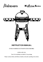 Предварительный просмотр 1 страницы Kalamera K-Kitchen Series Instruction Manual