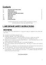 Предварительный просмотр 2 страницы Kalamera KRC-24SS Instruction Manual & Operation Manual