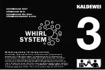 Kaldewei AIRMASSAGE SOUL Operating Instructions Manual preview