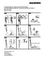 Preview for 1 page of Kaldewei KA 4040 Installation Instructions