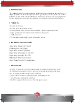 Preview for 17 page of KALE KILIT KD050/10-360 Introduction And User Manual