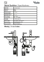 Preview for 2 page of KALE 410200503840 Installation Instruction