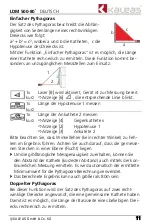 Preview for 11 page of KALEAS 34058 Operating Instruction