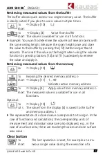 Preview for 37 page of KALEAS 34058 Operating Instruction