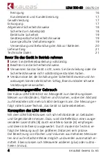 Preview for 4 page of KALEAS LDM 500-60 Operating	 Instruction