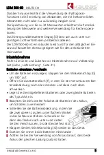 Preview for 5 page of KALEAS LDM 500-60 Operating	 Instruction