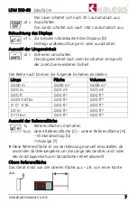 Preview for 7 page of KALEAS LDM 500-60 Operating	 Instruction