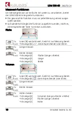 Preview for 10 page of KALEAS LDM 500-60 Operating	 Instruction