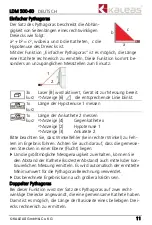 Preview for 11 page of KALEAS LDM 500-60 Operating	 Instruction