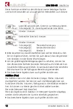 Preview for 12 page of KALEAS LDM 500-60 Operating	 Instruction