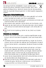 Preview for 18 page of KALEAS LDM 500-60 Operating	 Instruction