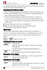 Preview for 26 page of KALEAS LDM 500-60 Operating	 Instruction