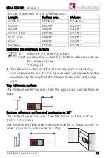 Preview for 27 page of KALEAS LDM 500-60 Operating	 Instruction