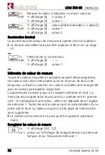 Preview for 52 page of KALEAS LDM 500-60 Operating	 Instruction