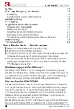 Preview for 4 page of KALEAS LDM 500-80+ Operating	 Instruction