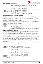 Preview for 9 page of KALEAS LDM 500-80+ Operating	 Instruction